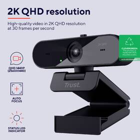 Webkamera Trust TW-250 2K QHD ECO čierna

 obrázok produktu 9 z 15
