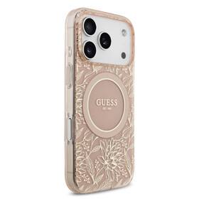 Kryt na mobil Guess IML Flowers Allover Strap MagSafe na Apple iPhone 17 Pro ružový

 obrázok produktu 2 z 7