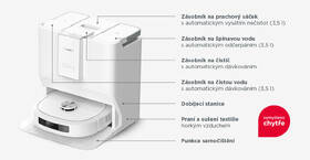 Robotický vysávač Concept VR4130 2 v 1 Aqua ULTIMATE Laser 3D biely

 obrázok produktu 2 z 39