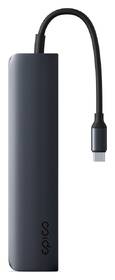 USB Hub Epico 6in1 Aluminium Hub 8K with USB-C čierny

 obrázok produktu 3 z 4