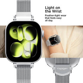Remienok Spigen Metal Band na Apple Watch 42/41/40mm strieborný

 obrázok produktu 14 z 14