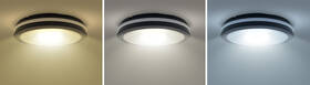 LED stropné svietidlo Solight 26W, 2210lm, IP65, 30cm, teplá/neutrálna/studená biela čierne

 obrázok produktu 8 z 8