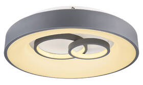 LED stropné svietidlo GLOBO Mavy, kruh, 48 cm, LED, 50W sivé/biele

 obrázok produktu 3 z 6