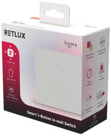 Vypínač RETLUX RSH 301 Smart jednonásobný biely

 obrázok produktu 7 z 7