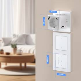 Inteligentná zásuvka IMMAX NEO SMART Nexa (typ F), 16A, 1x USB-A, 1x USB-C, PD 20W, Wi-Fi biela

 obrázok produktu 2 z 4