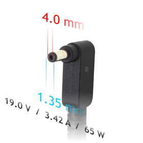 Sieťový adaptér Akyga pre notebook 19V/3.42A/65W 4.0 x 1.35 mm pre Asus 

 obrázok produktu 2 z 5