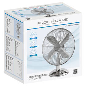 Ventilátor stolový ProfiCare VL 3062 nerez

 obrázok produktu 6 z 6