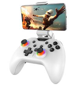 Gamepad iPega 9111B Bluetooth RGB pro Android/iOS/PS3/PS4/PC/N-Switch biely

 obrázok produktu 2 z 4