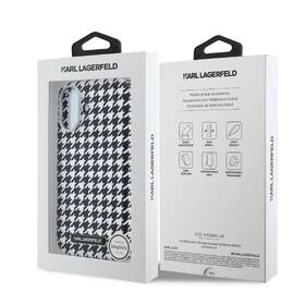 Kryt na mobil Karl Lagerfeld PU Houndstooth Resin Plate MagSafe na Apple iPhone 17 čierny

 obrázok produktu 6 z 6