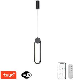 Závesné svietidlo IMMAX NEO LITE OVALE SMART 40x12cm 22W s podporou BEACON, Wi-Fi, TUYA čierne

 obrázok produktu 2 z 9