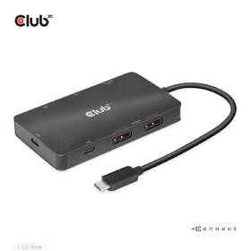 Dokovacia stanica Club3D USB-C, Dual DisplayPort 4K, 7in1 čierna

 obrázok produktu 1 z 5