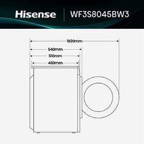 Práčka Hisense WF3S8045BW3 biela

 obrázok produktu 21 z 23