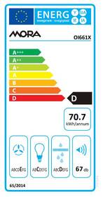 Odsávač pár Mora OI 661 X 

 obrázok produktu 1 z 5
