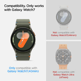 Tvrdené sklo Spigen tR EZ Fit na Samsung Galaxy Watch7 40mm, (2 ks) 

 obrázok produktu 4 z 8