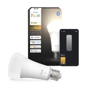 Inteligentná žiarovka Philips Bluetooth, E27, A67, 1600 lm, White 

 obrázok produktu 2 z 6