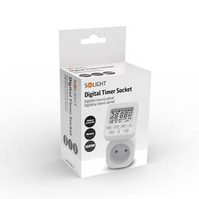 Spínač časový Solight DT35, digitálny biely

 obrázok produktu 5 z 6