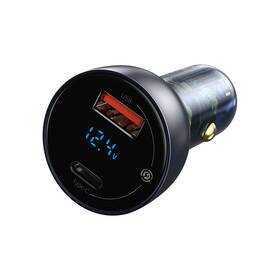 Adaptér do auta Baseus 1x USB, 1x USB-C, 65W sivý

 obrázok produktu 3 z 7