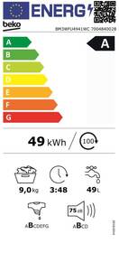 Práčka Beko BM3WFU4941WC biela

 obrázok produktu 1 z 8