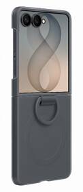 Kryt na mobil Samsung Silikónový s magnetom a držiakom na prst Galaxy Z Flip8 čierny

 obrázok produktu 1 z 5