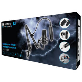 Mikrofón Sandberg Streamer Kit USB čierny

 obrázok produktu 3 z 3
