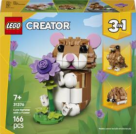 Stavebnica LEGO® Creator 3 v 1 31376 Roztomilý křeček s květinou 

 obrázok produktu 2 z 7