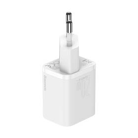 Nabíjačka do siete Baseus Super Si Quick Charger, 20W + USB-C/Lightning kábel 1m biela

 obrázok produktu 1 z 3