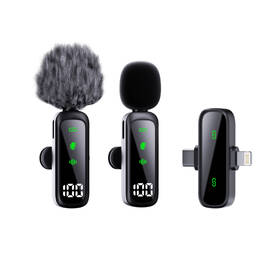 Mikrofón WG 2 in 1 Wireless Microphone PRO čierny

 obrázok produktu 1 z 5