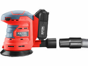 Excentrická brúska Extol Premium 8891846 (s batériou) 

 obrázok produktu 4 z 5