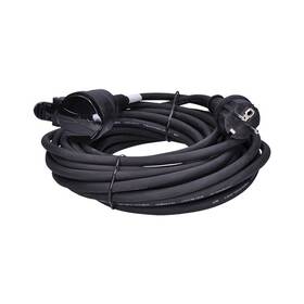 Kábel predlžovací Solight 1 zásuvka, 10m, 3 x 1,5mm2, gumová čierny

 obrázok produktu 1 z 1