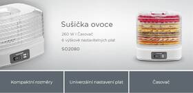 Sušička ovocia Concept SO2080 biela

 obrázok produktu 6 z 8