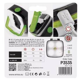 Čelovka EMOS P3535, CREE + SMD LED, 110 lm, 55 m, Li-Pol 850 mAh 

 obrázok produktu 10 z 11