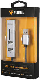 Čítačka pamäťových kariet YENKEE YHC 101SR USB COMBO HUB 

 obrázok produktu 4 z 4