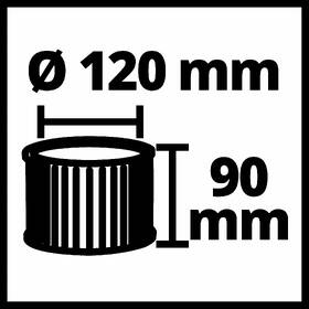 Filter na popol Einhell 2351311 

 obrázok produktu 2 z 3