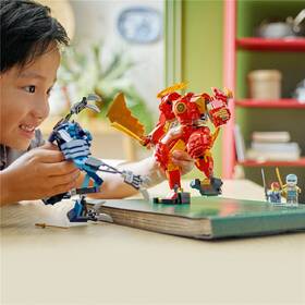 Stavebnica LEGO® NINJAGO® 71808 Kaiov živelný ohnivý robot 

 obrázok produktu 5 z 9