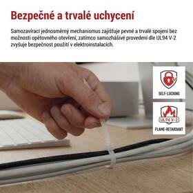 Sťahovacie pásky EMOS 300×3,5MM, 100KS biele

 obrázok produktu 7 z 10