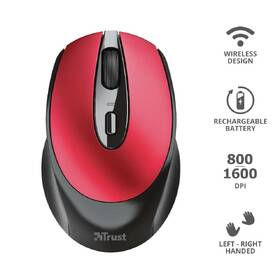 Myš Trust Zaya Rechargeable čierna/červená

 obrázok produktu 7 z 11