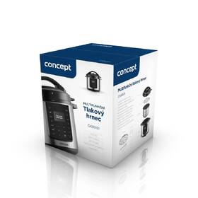 Multifunkčný tlakový hrniec Concept CK8001 čierny/nerez

 obrázok produktu 16 z 17