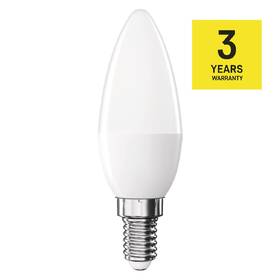 LED žiarovka EMOS Classic Candle, 6,5 W, 806lm, E14, neutrálna biela 

 obrázok produktu 9 z 13