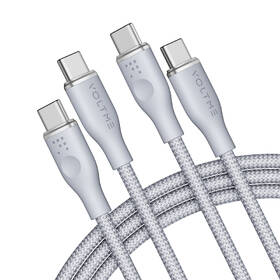 Kábel Voltme Powerlink Rugg Series USB-C/USB-C, CTC 5A/100W 1,8m sivý

 obrázok produktu 1 z 4