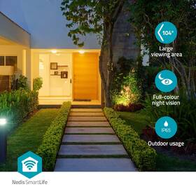 IP kamera Nedis SmartLife WIFICO22CWT biela

 obrázok produktu 5 z 6