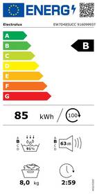 Sušička bielizne Electrolux EW7D485UCC biela

 obrázok produktu 1 z 4