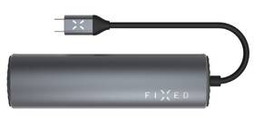 USB Hub FIXED USB-C FIXED HUB Pro, pre notebooky a tablety sivý

 obrázok produktu 2 z 11