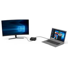 Dokovacia stanica PORT CONNECT 10v1, 2x4K Display Port, 5x USB-A, USB-C 85W PD, Ethernet, SD čierna

 obrázok produktu 9 z 10