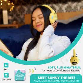 Slúchadlá Lazerbuilt Squishmallows Plush Bluetooth - Sunny žltá

 obrázok produktu 8 z 11