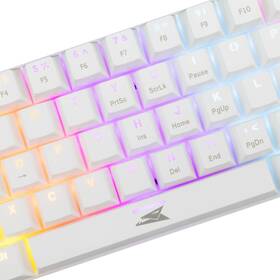 Klávesnica Baracuda DOLPHIN, Red switch, US layout biela

 obrázok produktu 3 z 7