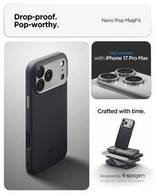 Kryt na mobil Spigen Nano Pop MagSafe na Apple iPhone 17 Pro Max čierny

 obrázok produktu 10 z 15