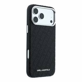 Kryt na mobil Karl Lagerfeld PU Grained Allover Semi Wrap Magsafe na Apple iPhone 18 Pro čierny

 obrázok produktu 4 z 6