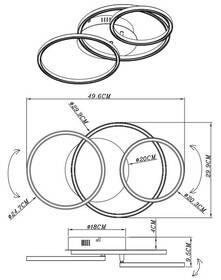 LED stropné svietidlo GLOBO KENDY 

 obrázok produktu 6 z 8
