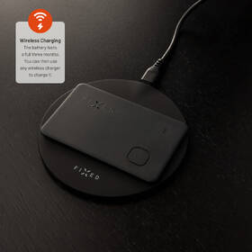 Lokátor FIXED Tag Card s podporou Find My, bezdrôtové nabíjanie čierny

 obrázok produktu 5 z 6