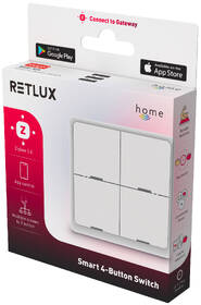 Vypínač RETLUX RSH 305 Smart, bezdrôtový, štvornásobný biely

 obrázok produktu 7 z 7